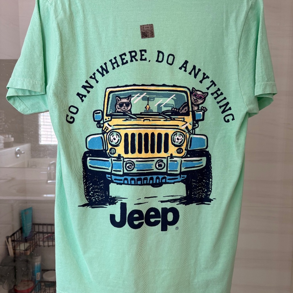 JEEP Cat Ride Women’s Shirt NEW